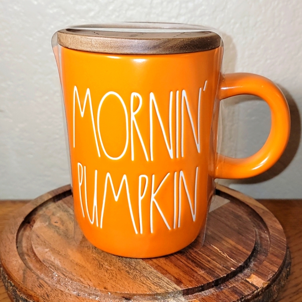 Rae dunn mornin pumpkin mug